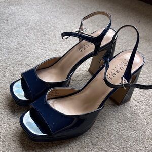 Dark navy Platform Heels